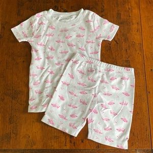 Kissy Kissy - pink whale Jammie’s/hang out outfit